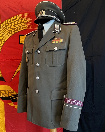 DDR NVA Zivilverteidigung Civil Defense Oberstleutnant Lieutenant Colonel Daily Uniform